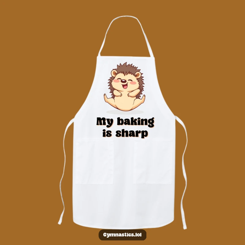 Funny Hedgehog Split Apron: Cook and Stretch with This Hilarious Kitchenwear