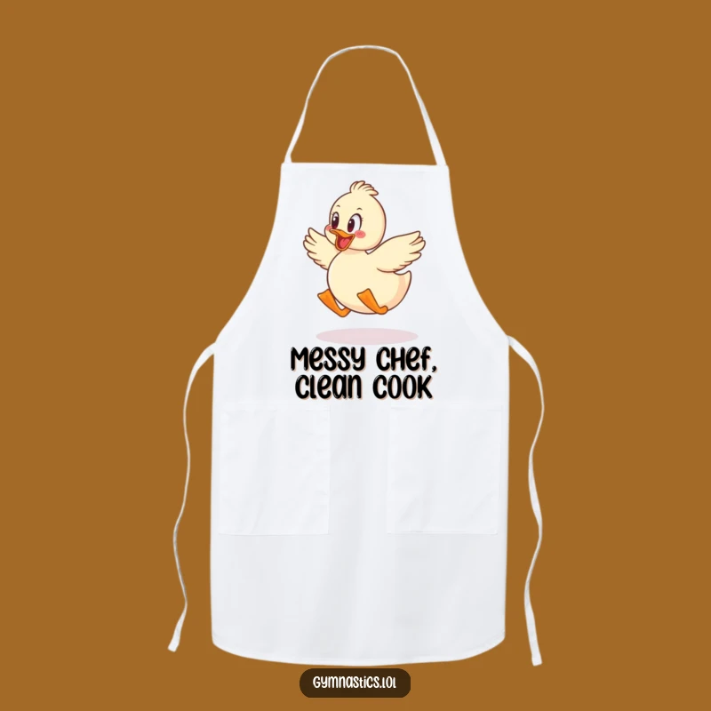 Funny Duck Jumping Apron: Cook and Splash with This Hilarious Kitchenwear