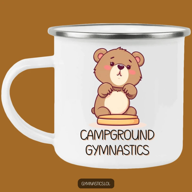 Funny Bear Cub Camping Mug: Your Trail Buddy for a Hilarious Funny Gift