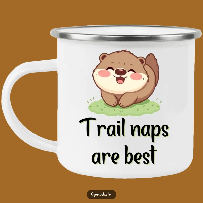 Funny Otter Tumble Camping Mug: Durable, Joyful Fluffy Animal Cup Gift