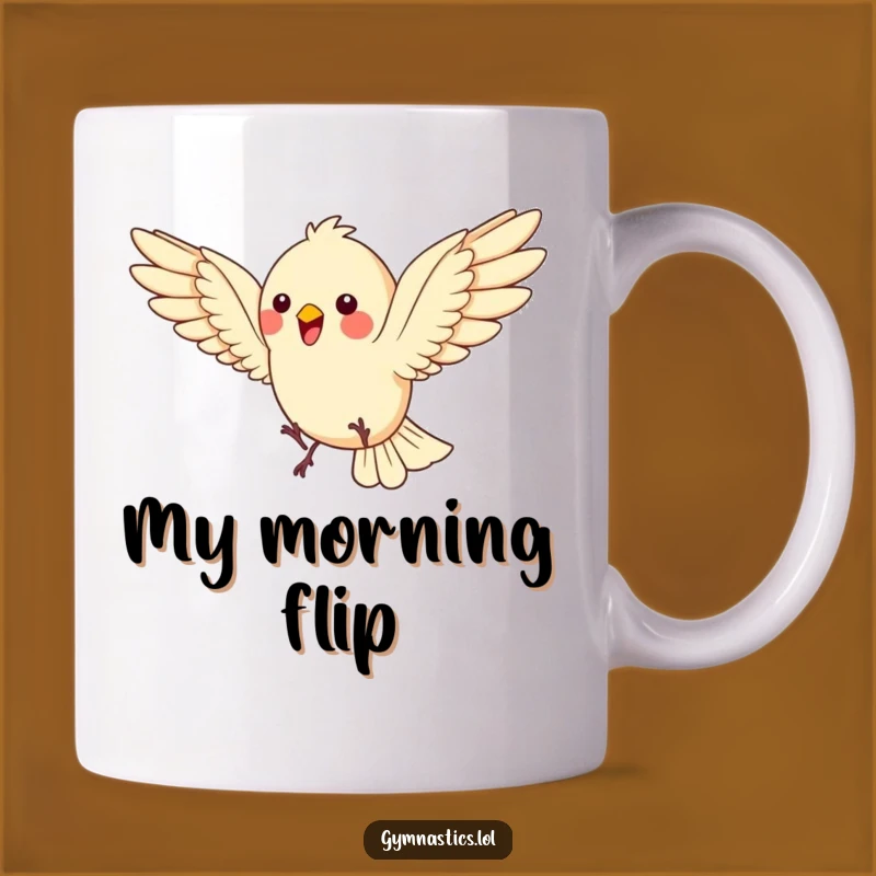 Funny Bird Somersault Mug: Bouncing Fun for a Perfect Gift