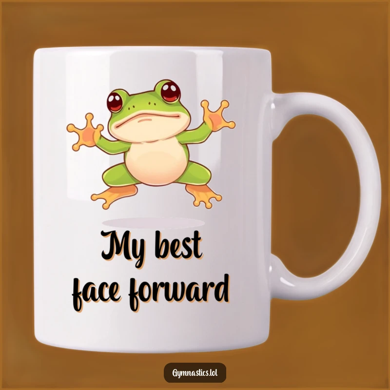 Funny Frog Leap Mug: A Hilarious Gift for Clumsy Jumpers and Frog Fans