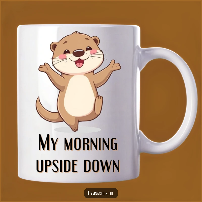 Funny Otter Balancing Mug - Hilarious Yoga & Fun Gift for Otter Lovers