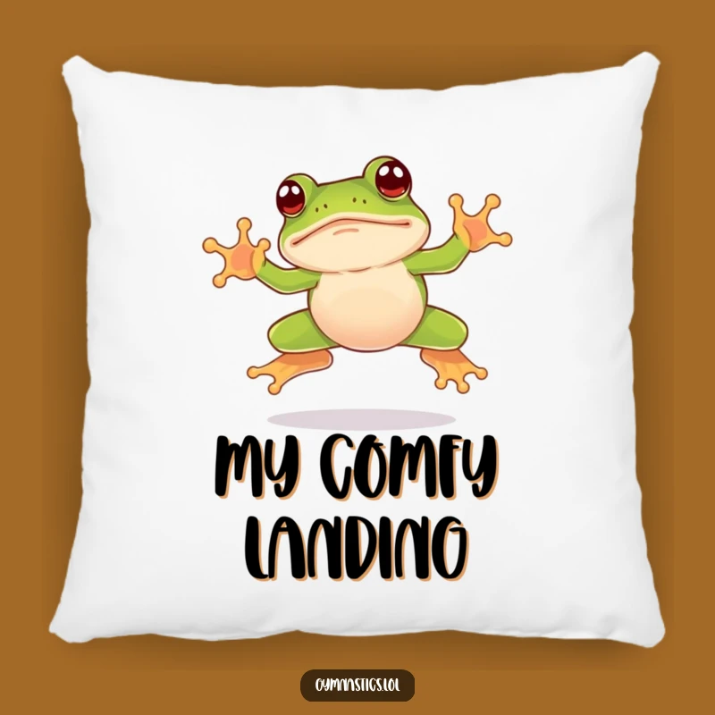 Funny Frog Pillow: Snuggle Up with This Awkward Leaping Friend