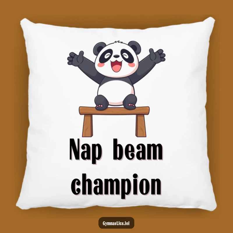 Funny Panda Balance Pillow a Comfy Pillow for Peaceful Moments