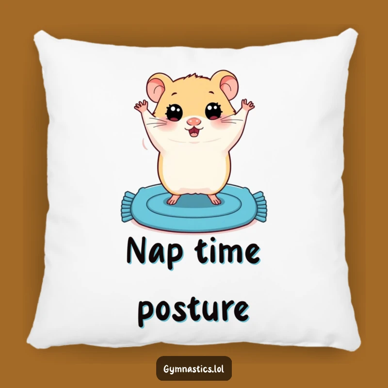 Funny Hamster Handstand Pillow: Cute and Comical Wobbling Rodent Cushion