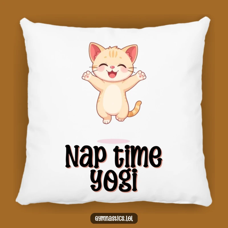 Funny Kitten Pillow: Soft Comfort with a Hilarious Balancing Cat Funny Gift