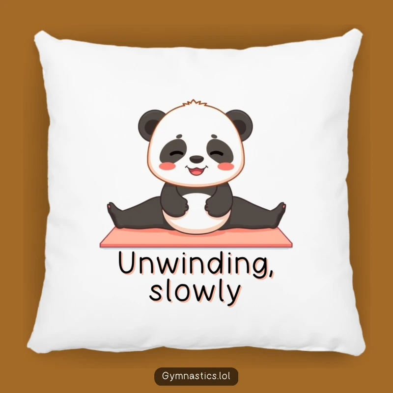 Funny Panda Yoga Pillow - Cozy & Cute Yogi Gift
