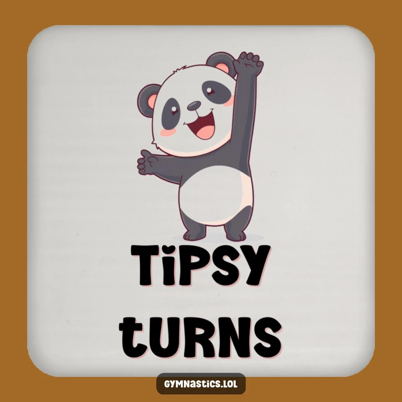 Funny Panda Handstand Drink Coaster: Protect Surfaces with This Hilarious Decor