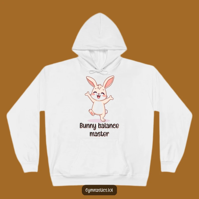 Funny Bunny Hoodie: Cozy Enthusiastic Handstand for Warmth and Inspiration