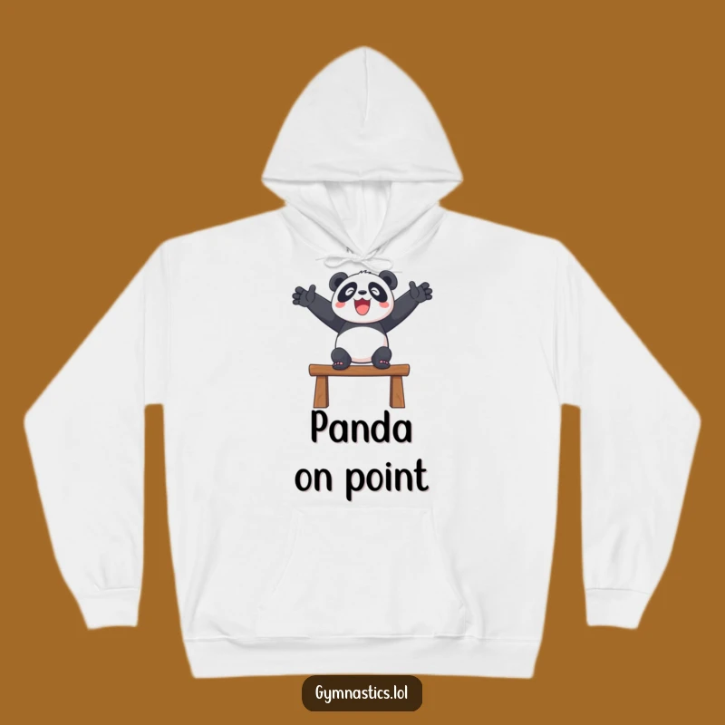 Funny Panda Balance Hoodie a Cozy Companion for Peaceful Days