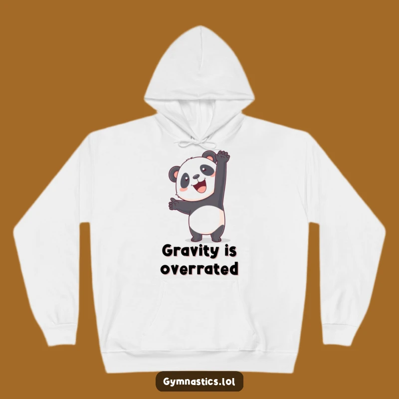 Cozy Funny Panda Handstand Hoodie: Stay Warm and Amused with This Funny Gift