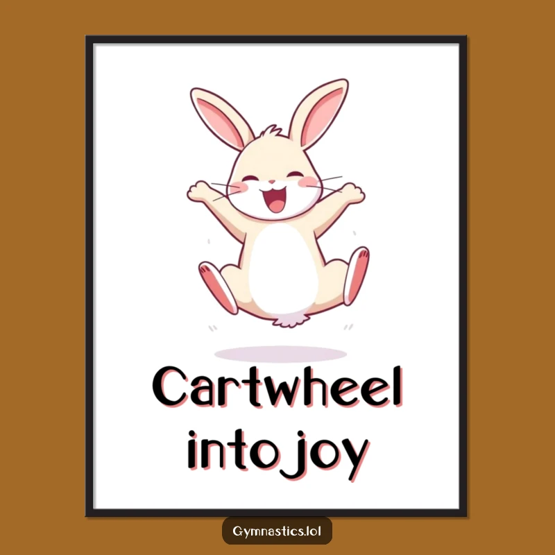 Free Printable Rabbit Wall Art - Funny Downloadable Decor for a Joyful, Energetic Space