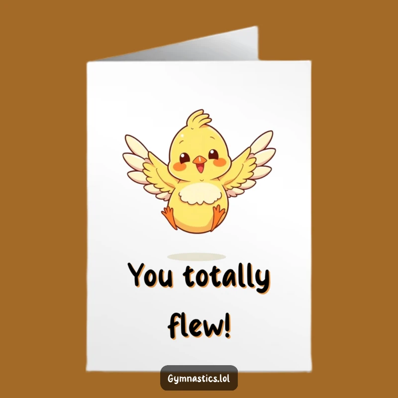 Free Printable Chick Congratulations Card: Funny Downloadable Greeting for Big Wins