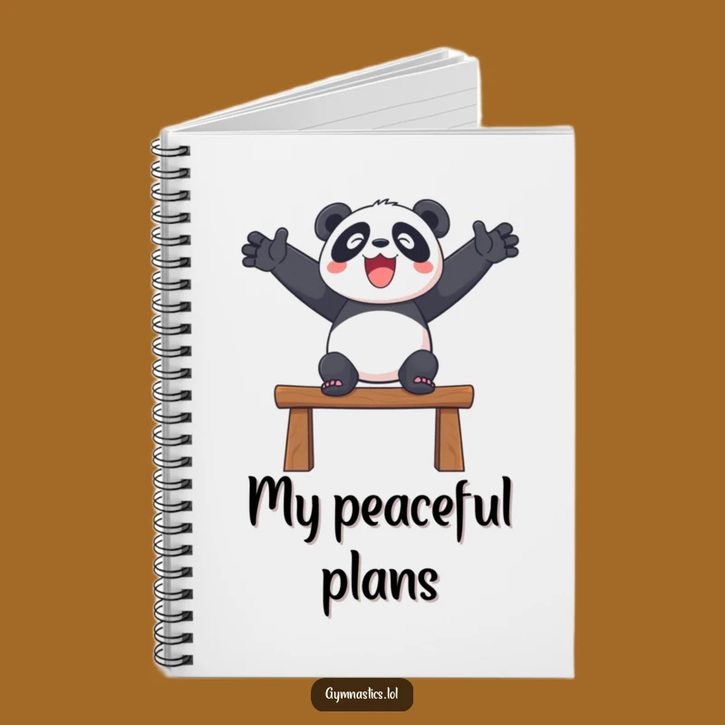 Funny Panda Balance Notebook a Journal for Calm Ideas
