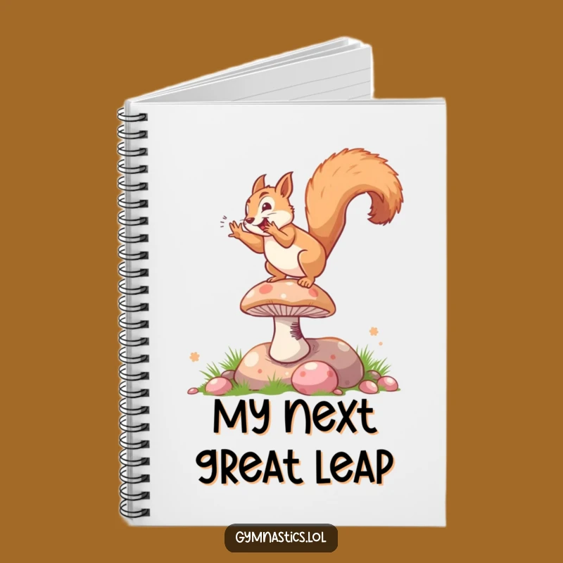 Funny Squirrel Somersault Notebook - Hilarious Acrobat Journal