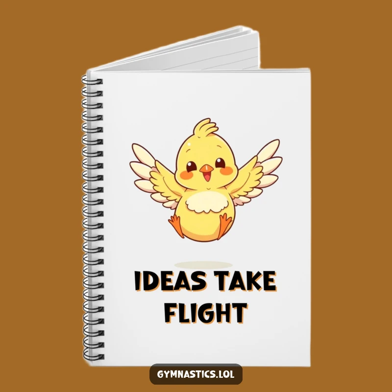 Funny Chick Landing Jump Notebook: Jot Down Your Ideas with This Hilarious Journal