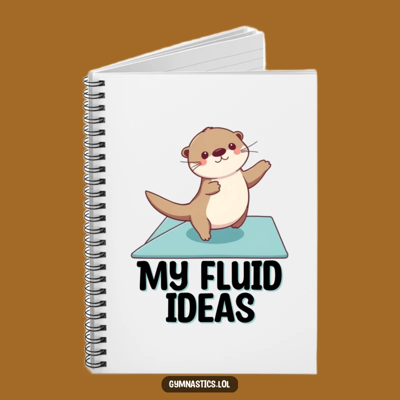 Funny Otter Gymnastics Notebook - Elegant Journal for Athletes