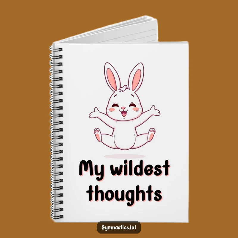 Funny Bunny Notebook: Jot Down Ideas with This Cheerful Split Buddy