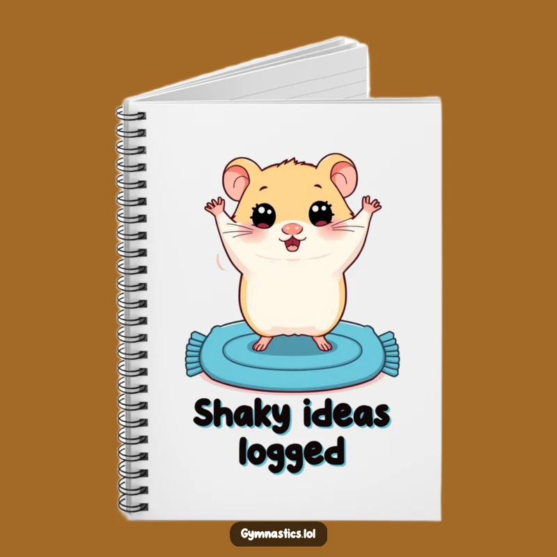 Funny Hamster Handstand Notebook: Jot Down Ideas with Hilarious Rodent Art