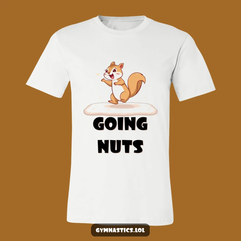 Funny Squirrel Cartwheel T-Shirt - High-Energy Fun Print, Hilarious Gift